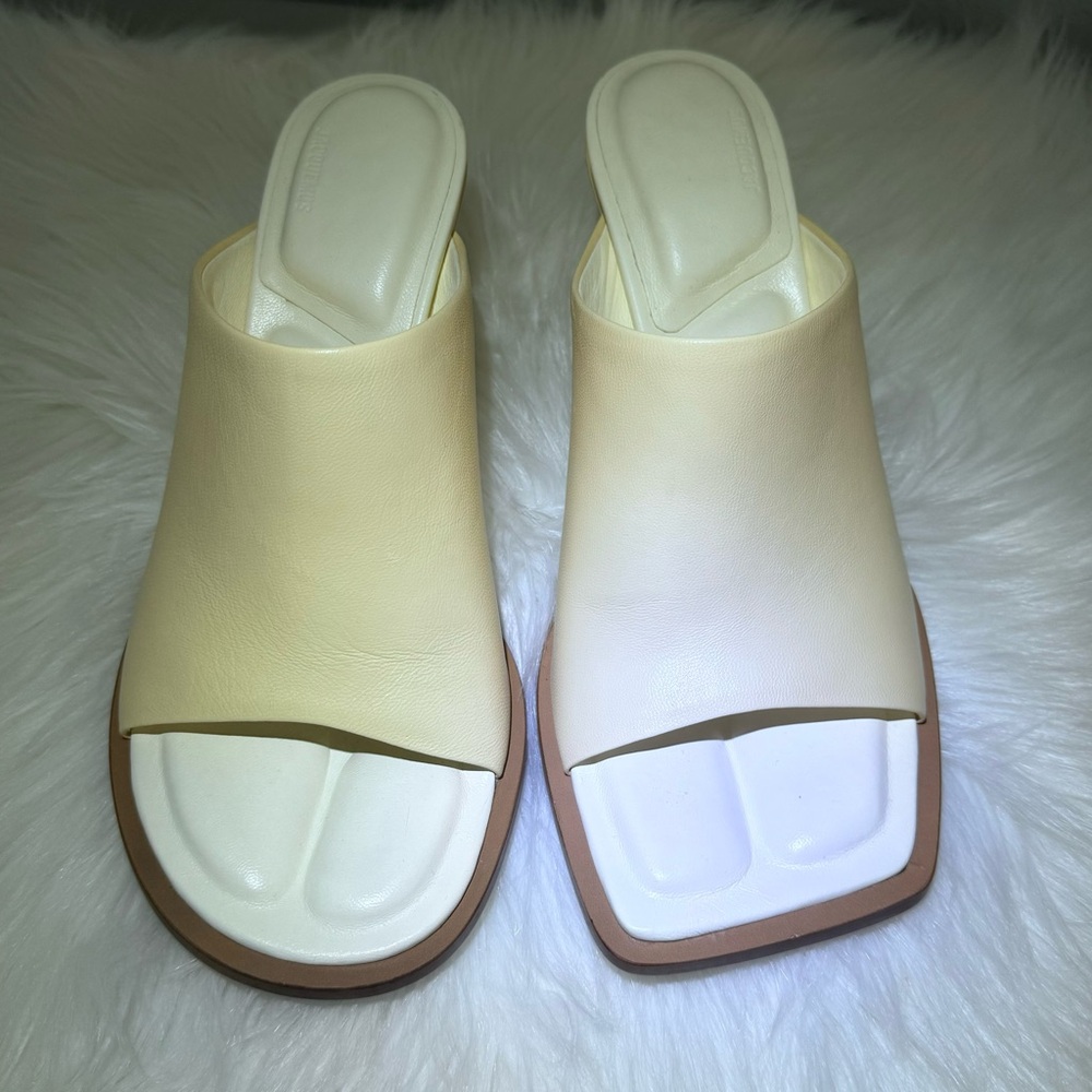 Jacquemus Les Mules Rond Carre Leather Mule Women's - Picture 9 of 12